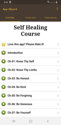 Self Healing Course android App screenshot 6